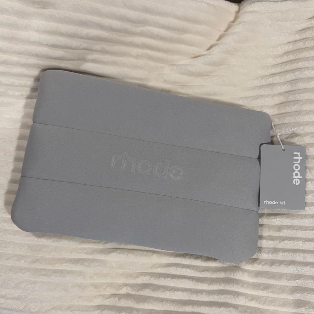 Rhode Skin Bubble Pouch Makeup Bag - Limited Edition Gray